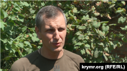 Запорізька обл. Командир мінометної батареї Дніпропетровської бригади ТРо ЗСУ «Галл», липень 2023