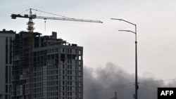 Дим після ракетного удару в Києві, 9 березня 2023 року