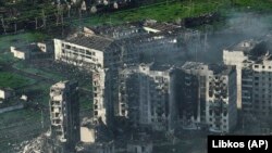 Бахмут, який залишається в епіцентрі бойових дій, 26 квітня 2023 року 