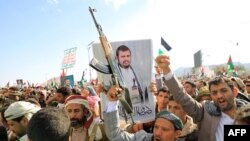 Марш солідарності з населенням Гази в контрольованій хуситами столиці Сані. Ємен. 5 січня 2024