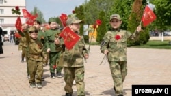 Чечня, 5 мая 2023 г. Фотография с сайта государственного телеканала "Грозный"