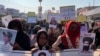 Women rally in Islamabad last month on behalf of ethnic Baluch victims of forced disappearances and extrajudicial killings.