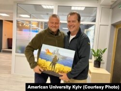 Головнокомандувач ЗСУ Валерій Залужний (ліворуч) і його тодішній спеціальний радник, ветеран збройних сил США Ден Райс