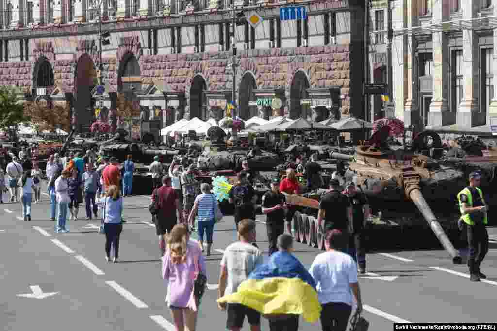 Хрещатик, Київ. 24 серпня 2023 року