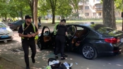 На месте перестрелки в Одессе. 1 июня 2023 года. Фото: главное управление Национальной полиции в Одесской области