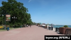 Набережная Феодосии, июнь 2023 года