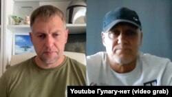 Ігор Саліков дає інтерв'ю Володимиру Осєчкіну