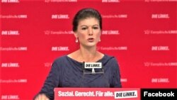 Сара Вагенкнехт стала співорганізаторкою великої акції «Повстання за мир» (Aufstand für Frieden) – проти підтримки України