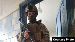 Сергій Райлян під час військової служби на сході України