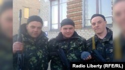 Микола Русецький з товаришами по службі