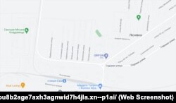 Село Ліснівка на публічній кадастровій карті Росії, 4 травня 2023 року