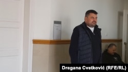 Bivši pripadnik Službe bezbednosti Ukrajine Andrij Naumov u Višem sudu u Nišu, Srbija, 18. marta 2024.