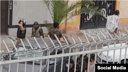 حضور پرشمار نیروهای امنیتی در زاهدان