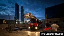 Пошкоджено будинок «Експоцентру» в районі Москва-Сіті на заході від центру міста, заявила міська влада