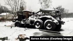 Розбиті «Гради» після спроби прориву на П’ятихатках, 25 лютого 2022 року