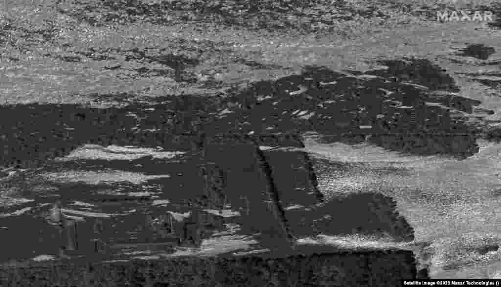 Снимки деревни Корсунка. 15 мая и 6 июня.