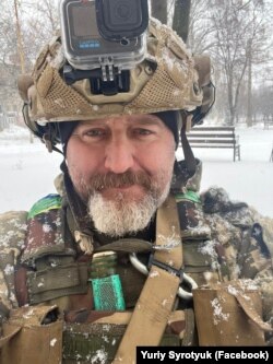 Юрій Сиротюк під Бахмутом. Лютий 2023 року