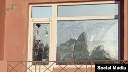 Наслідки атаки дрона у санаторії села Лави Бєлгородської області Росії, фото оприлюднив губернатор області В’ячеслав Гладков