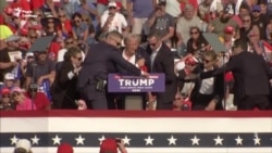 Відео нападу на Дональда Трампа Відео нападу на Дональда Трампа