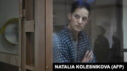 Еван Гершкович на засіданні Московського міського суду, 18 квітня 2023 року