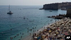 Plaža u Dubrovniku, 13. august 2021. 