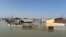 Kazakhstan – spring flood, Qulsary town, Atyrau region. 10 April 2024