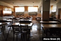 Шкільна їдальня у Мар'їнці, 2017 рік.