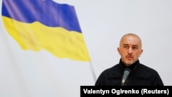 Голова Національного банку України Андрій Пишний під час презентації нової банкноти. Київ, 23 лютого 2023 року