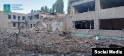 Фото від 28 серпня 2023 року. Результат російського обстрілу Херсона