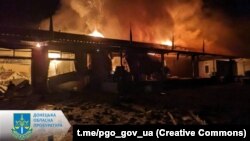 Наслідки обстрілу Краматорська на Донеччині пізно ввечері 14 серпня 2023 року