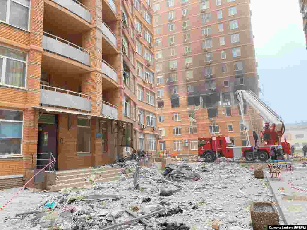 ОДЕСА – Багатоквартирний будинок, пошкоджений через ракетну атаку 29 грудня