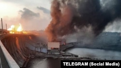 Одразу після удару російських ракет по греблі і машинних залах гідроелектростанції ДніпроГЕС. Запоріжжя, 22 березня 2024 року
