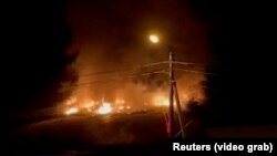 На південному сході Ростовської області уламки збитого дрона впали на склад дизельного палива – виникла пожежа, повідомив губернатор Василь Голубєв. Фото ілюстративне