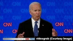 Джо Байден під час дебатів