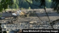 Масштабний зсув відбувся у високогірному регіоні Рача в другій половині дня 3 серпня