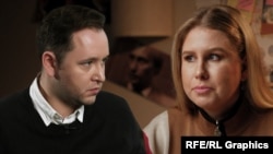 Коллаж Любовь Соболь и Иван Ворони