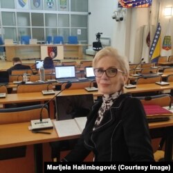Marijela Hašimbegović, zastupnica u Skupštini Kantona Sarajevo, juni 2024.
