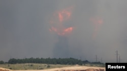 Взрывы на Старокрымском военном полигоне на востоке аннексированного Россией Крыма начались около 4 часов утра 19 июля 2023 года