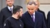 Президент Польщі Анджей Дуда (п) і президент України Володимир Зеленський, Варшава, 5 квітня 2023 року