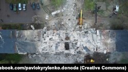 Наслідки обстрілу Слов’янська на Донеччині, 14 квітня 2023 року