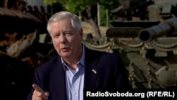 Ліндсі Грем під час відвідин Києва