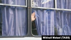 Мобилизованные в авобусе. Сентябрь 2022 года