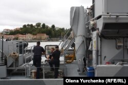 Кораблі Військово-морських сил Швеції (Svenska marinen) у Гетеборзі під час святкування Дня ВМС Швеції. 7 червня 2022 року