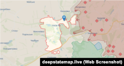 Мапа проєкту Deepstate станом на 23 квітня 2024 року