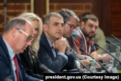 Халюк Байрактар, генеральний директор турецької Baykar Makina під час зустрічі з президентом України