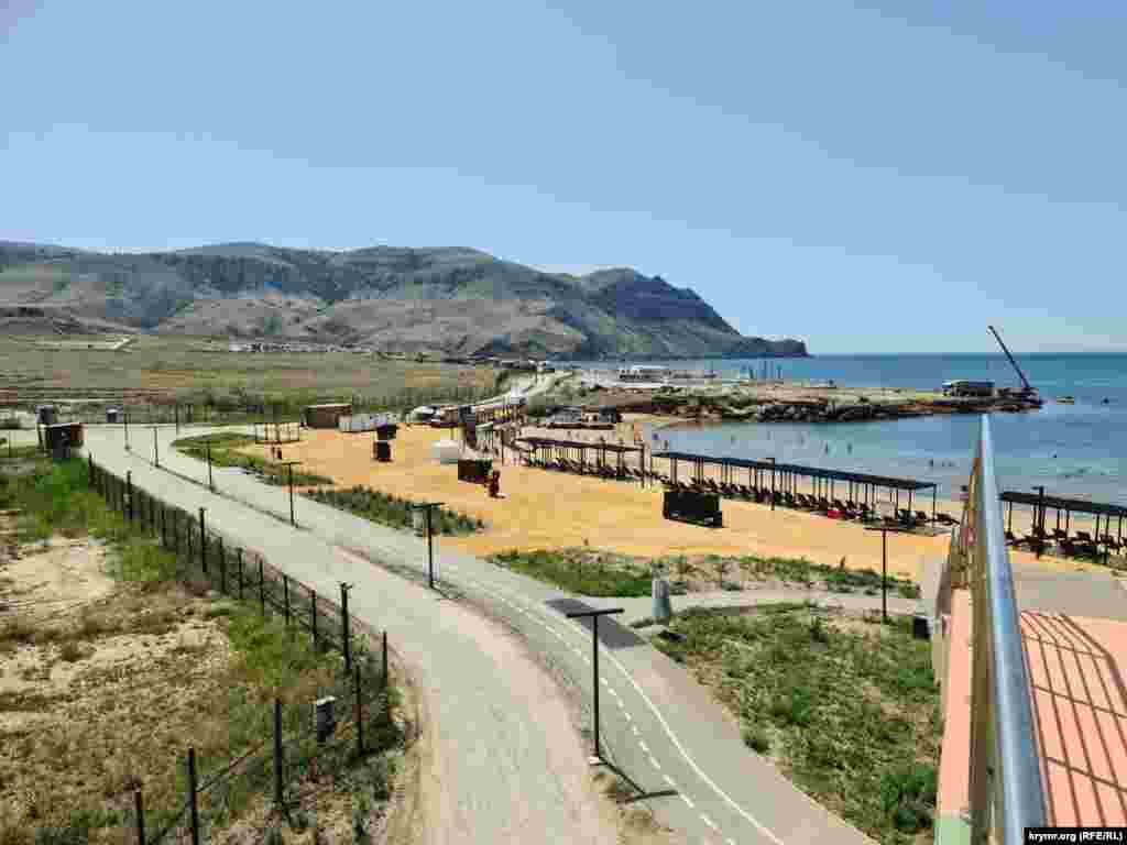 Бывший детский пляж в бухте Капсель переоборудовали под запросы «Тавриды-АРТ»