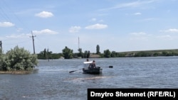 Миколаївська область -- село Афанасіївка затоплене після катасрофи на Каховській ГЕС