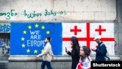 Вулична агітація в Тбілісі, фото ілюстративне