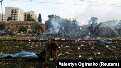 Наслідки падіння уламків російської ракети у Києві, 21 вересня 2023 року