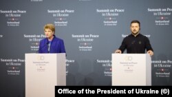 Виола Амерд и Владимир Зеленский